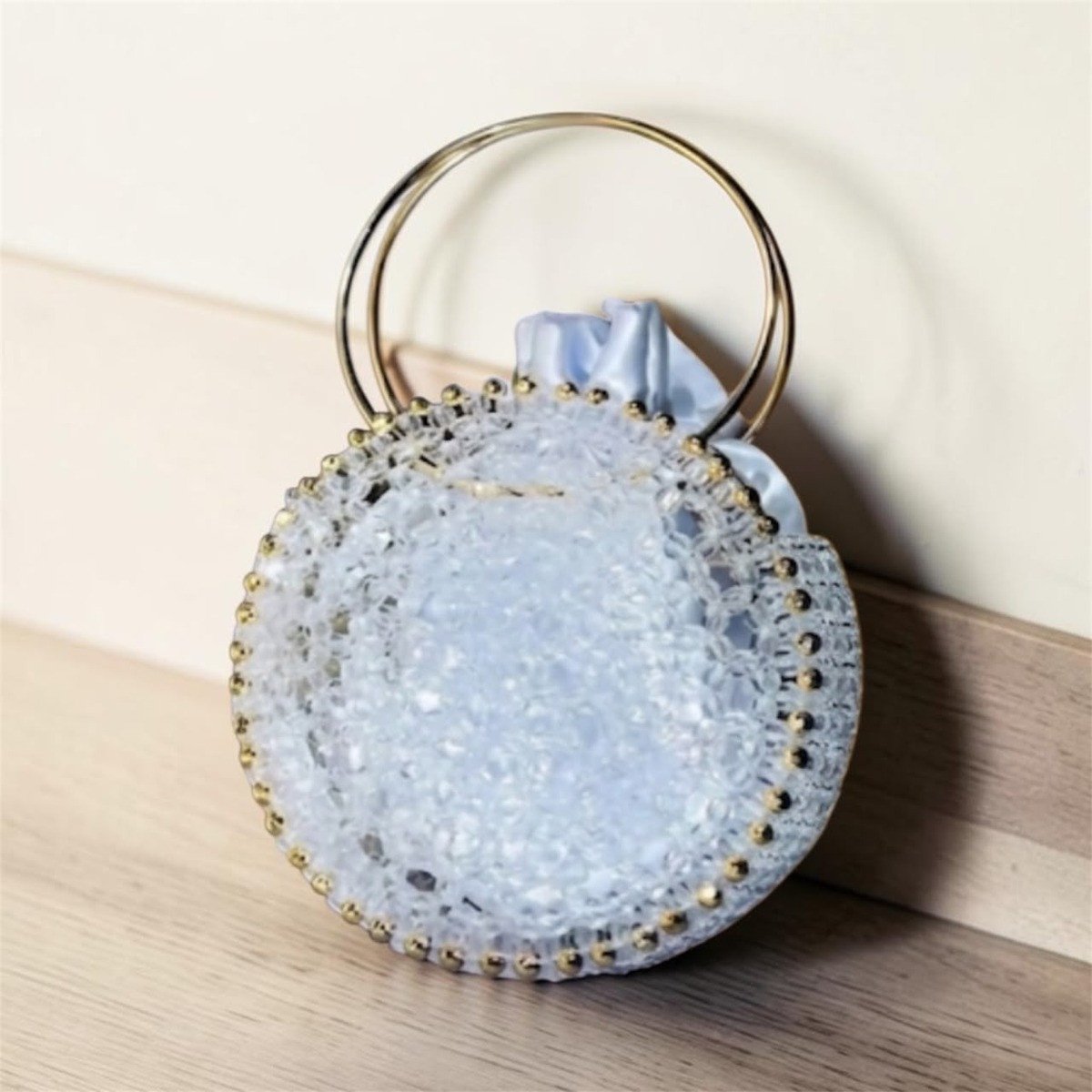 Sac Perle Blanc/argenté